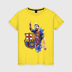 Женская футболка Lionel Messi Barcelona Argentina!