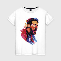 Женская футболка Lionel Messi Barcelona Argentina Football