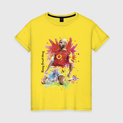 Женская футболка Thierry Daniel Henry