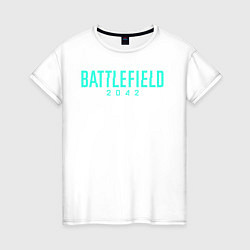 Женская футболка Battlefield 2042 logo