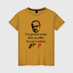 Женская футболка The Godfather, Дон Корлеоне