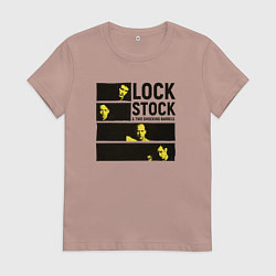 Футболка хлопковая женская Lock, Stock and Two Smoking Barrels 1998, цвет: пыльно-розовый