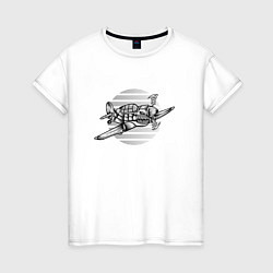 Женская футболка Бронированная акула