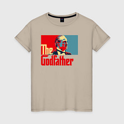 Женская футболка Godfather logo