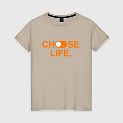 Женская футболка Trainspotting - Life