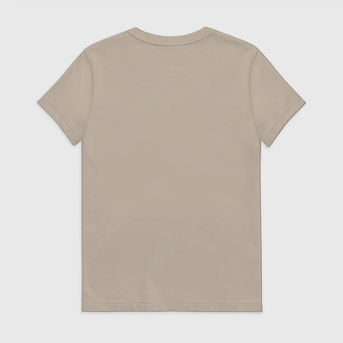 Женская футболка Лягушонок Пепе / Миндальный – фото 2