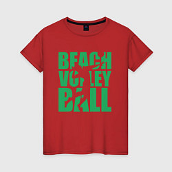 Женская футболка Beach Volleyball