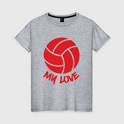 Женская футболка My Love