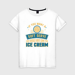 Женская футболка Soft Serve