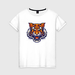 Женская футболка Голова тигра