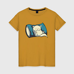 Женская футболка Sleepy Cat