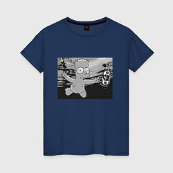 Женская футболка Simpsons x Nirvana