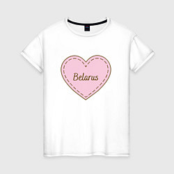 Женская футболка Love Belarus