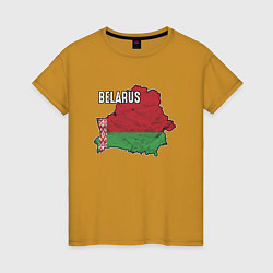 Женская футболка Belarus Map
