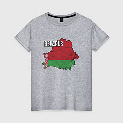 Женская футболка Belarus Map