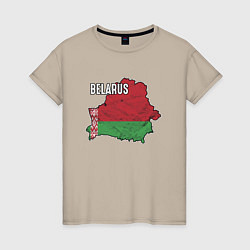 Женская футболка Belarus Map