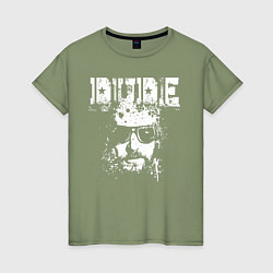 Женская футболка Dude