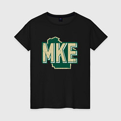 Женская футболка MKE Милуоки Бакс