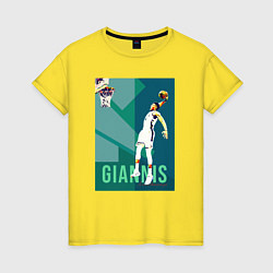Женская футболка Giannis