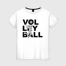 Женская футболка Volleyball