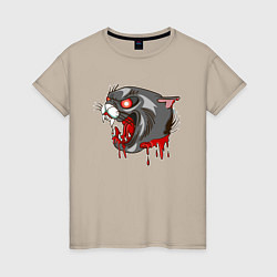 Женская футболка Evil Cat