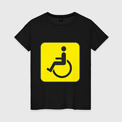 Женская футболка Знак Инвалид