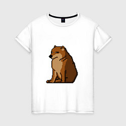 Женская футболка Собака Мем!
