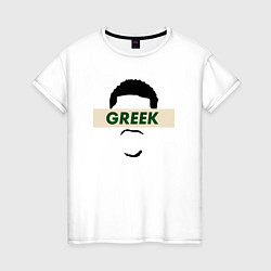 Женская футболка Яннис - Грек