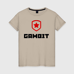 Женская футболка Gambit