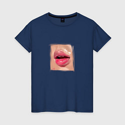 Женская футболка Поцелуй или жизнь
