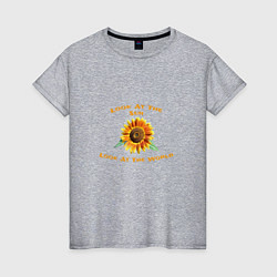 Женская футболка Look At The Sun, World