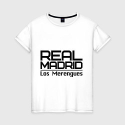 Женская футболка Real Madrid: Los Merengues