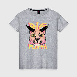 Женская футболка Big Cat Floppa