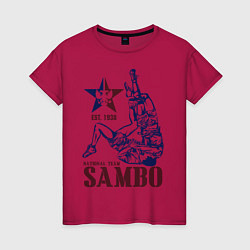 Женская футболка САМБО