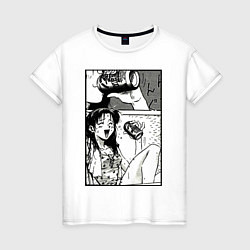 Женская футболка Девушка из манги