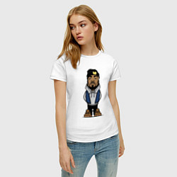 Футболка хлопковая женская Method Man, цвет: белый — фото 2