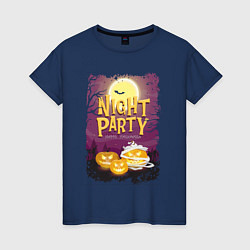 Женская футболка Ночная вечеринка