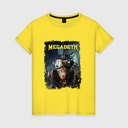 Женская футболка Megadeth Poster Z