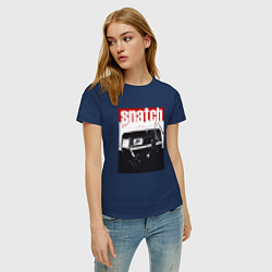 Футболка хлопковая женская Большой куш Гай Ричи, цвет: тёмно-синий — фото 2