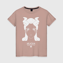 Женская футболка Акаша из Доты 2