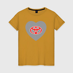 Женская футболка Тойота - Сердечко