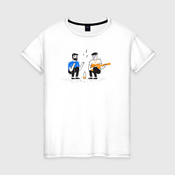 Женская футболка Блюз музыканты