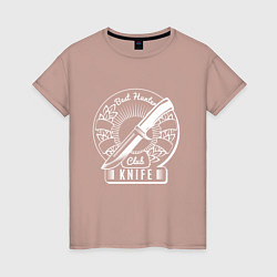 Женская футболка Клуб ножа