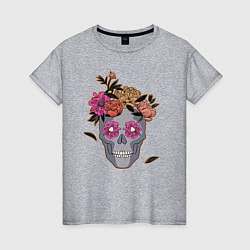 Женская футболка День мертвых Мексика