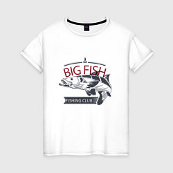 Женская футболка Болшая рыба