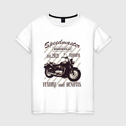Женская футболка Triumph speedmaster bonneville