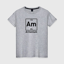Женская футболка Am -Armenium