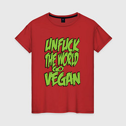 Женская футболка World Go Vegan