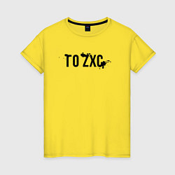 Женская футболка Го ZXC