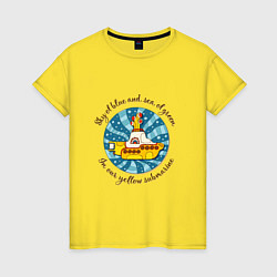 Женская футболка Yellow Submarine The Beatles